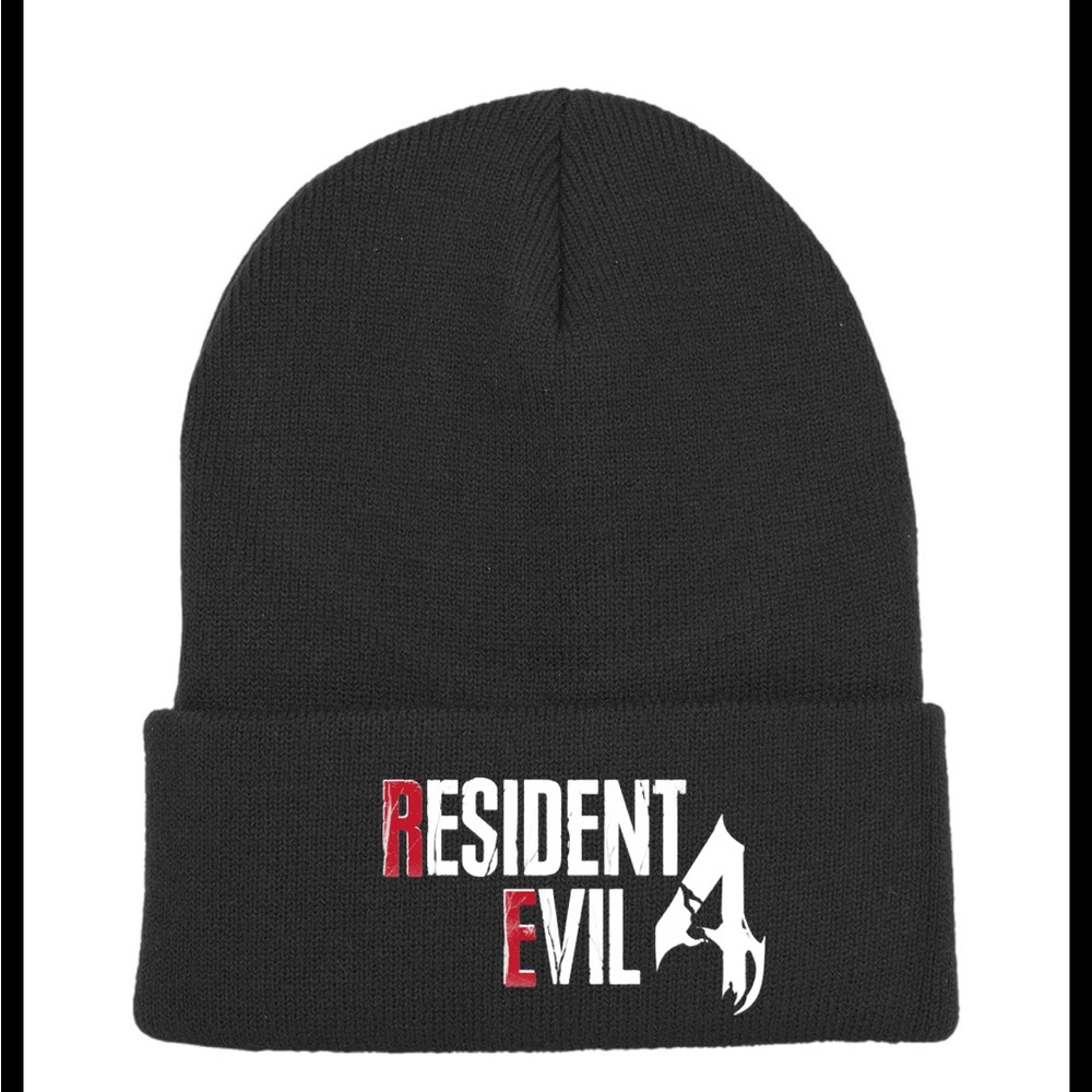 Resident Evil 4 Black Knit Beanie